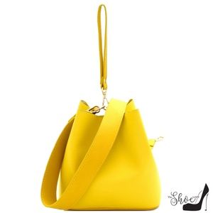 The Shoe Loft Bags - Dani Canary Yellow Candy Kiss Handbag The Shoe Loft Bags - Dani Canary Yellow Candy Kiss Handbag